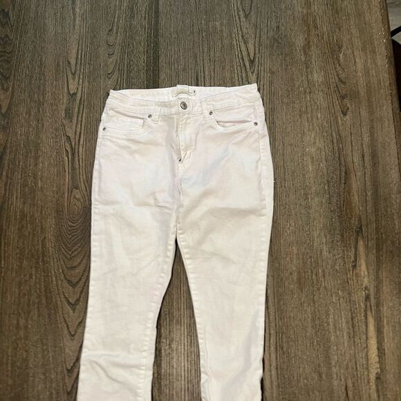 L.O.G.G H&M White Mid-Rise Skinny Jeans Size 8 - Picture 3 of 11